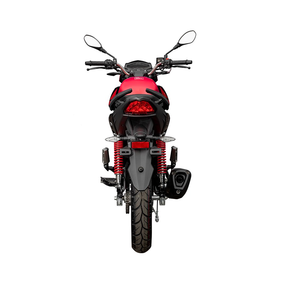 MOTOCICLETA PISTERA ZONSEN PT BATLLO3 ROJO - Imagen 2