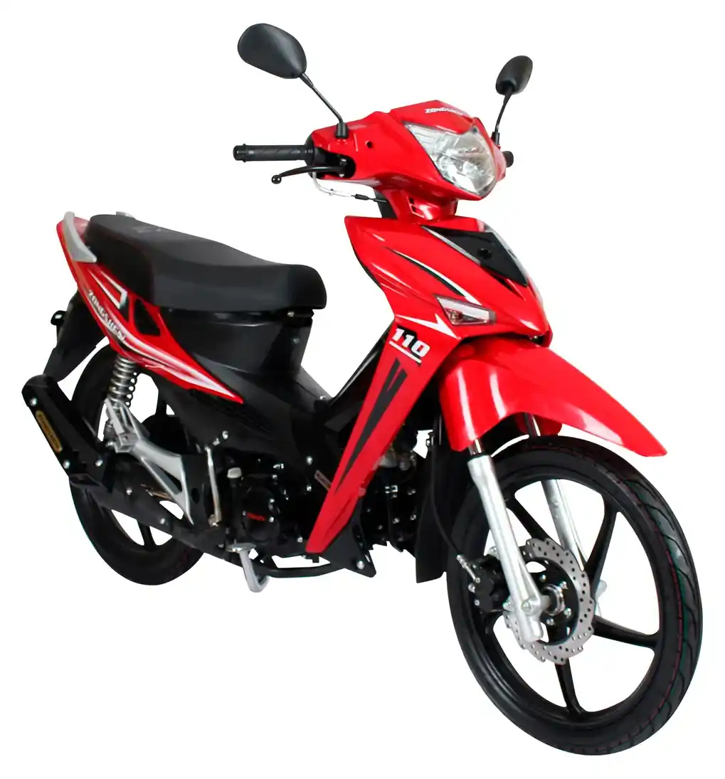 MOTOCICLETA CUB ZONSEN PT ZS110S C/ TABLERO DIGITAL TT ROJO