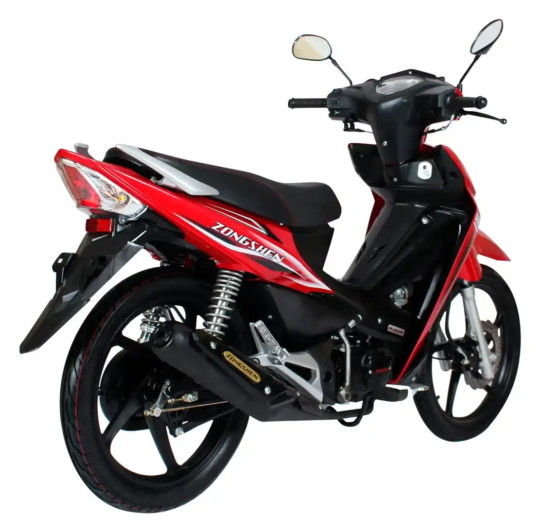 MOTOCICLETA CUB ZONSEN PT ZS110S C/ TABLERO DIGITAL TT ROJO - Imagen 2