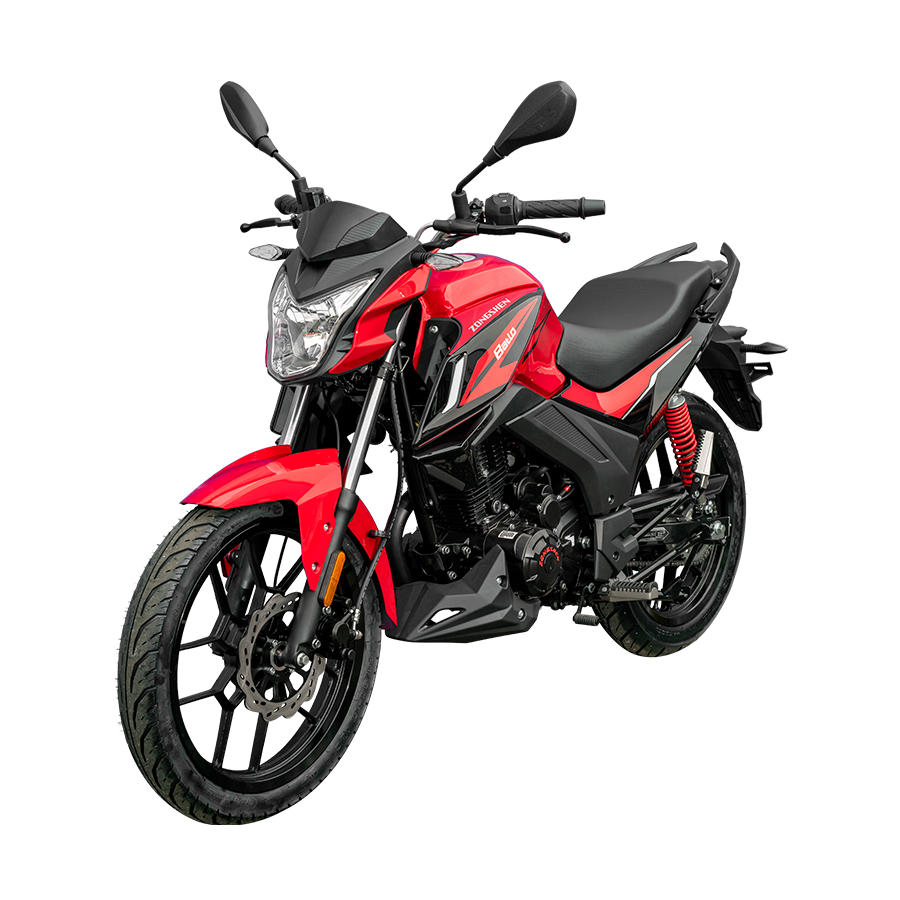 MOTOCICLETA PISTERA ZONSEN PT BATLLO3 ROJO - Imagen 4