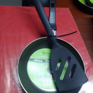 JGO DE SARTEN NOVA 16CM (JG/SAR NV16- ESP9*2) Y ESPATULA DE NYLON 9 FACUSA 25-2949