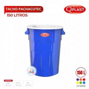 TACHO PACHACUTEC 150 LT I CON TAPA QPLAST
