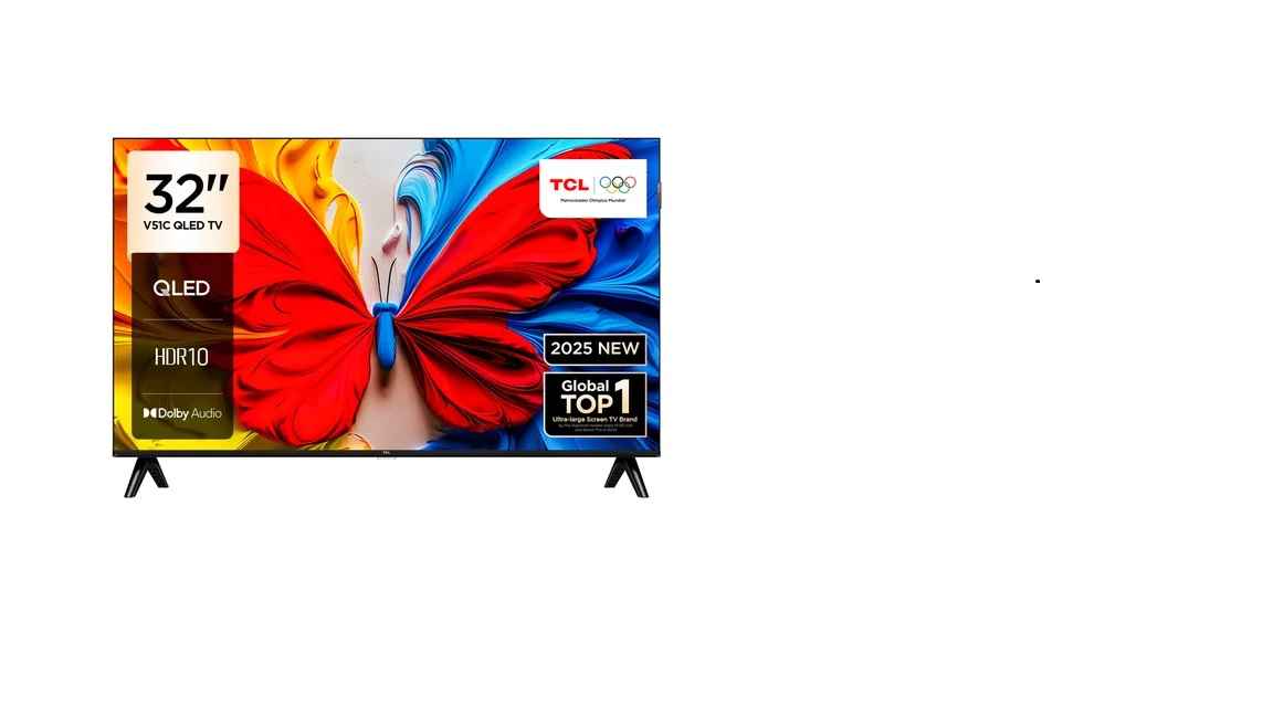 TELEVISOR TCL QLED 32PULGADAS FHD GOOGLE TV 32V51C