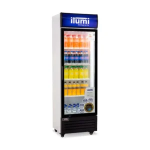VISICOOLER PUERTA VIDRIO VERTICAL ILUMI BC-3500 350LTS