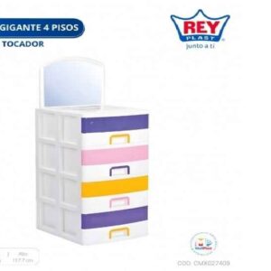 COMODA GIGANTE 4 PISOS C/ TOCADOR REY