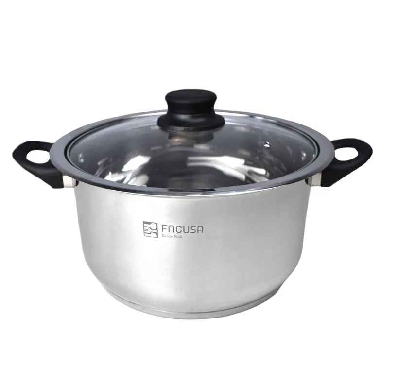 OLLA CLASICA 02 AC. INOX 24X13.0 CM T/V. FACUSA