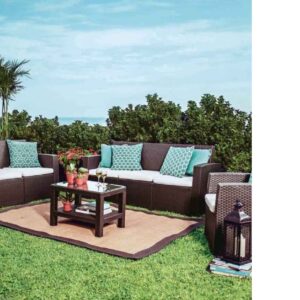 SET TERRAZA TAVARUA II (SILLON 1 CUERPO+SILLON 2 CUERPO+SILLON 3 CUERPO+MESA CEN