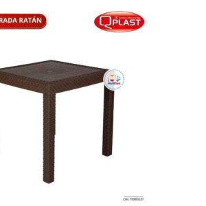 MESA RATAN CUADRADA 73 X 73