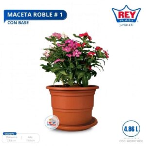 MACETA ROBLE # 1 C/ BASE