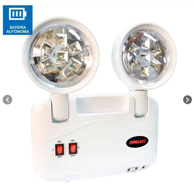 LÁMPARA DE EMERGENCIA SLIM OPALUX 9101.220LED 14 LED SMD ULTRABRILLANTE
