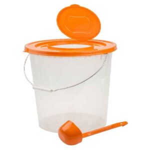 BALDE CHICHERO 20 L + CUCHARON REY ABS