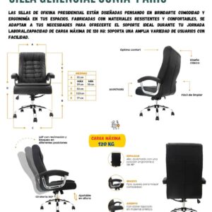 SILLA GERENCIAL CUNIA PARIS OC-641