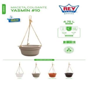 MACETA COLGANTE YASMIN # 12