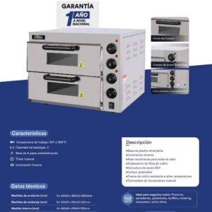 HORNO PIZZERO ELECTRICO   HPE-302 ILUMI