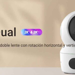 CAM IP PT EZVIZ LENTE DUAL INTERIOR 8MP WIFI LENTE 2.8 +6MM  CS-H7C-R101-8H44WF