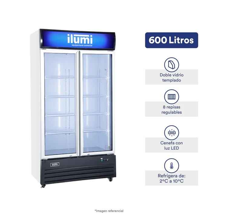 VISICOOLER 600LTS FAN COOLING ILUMI BC-6002FC