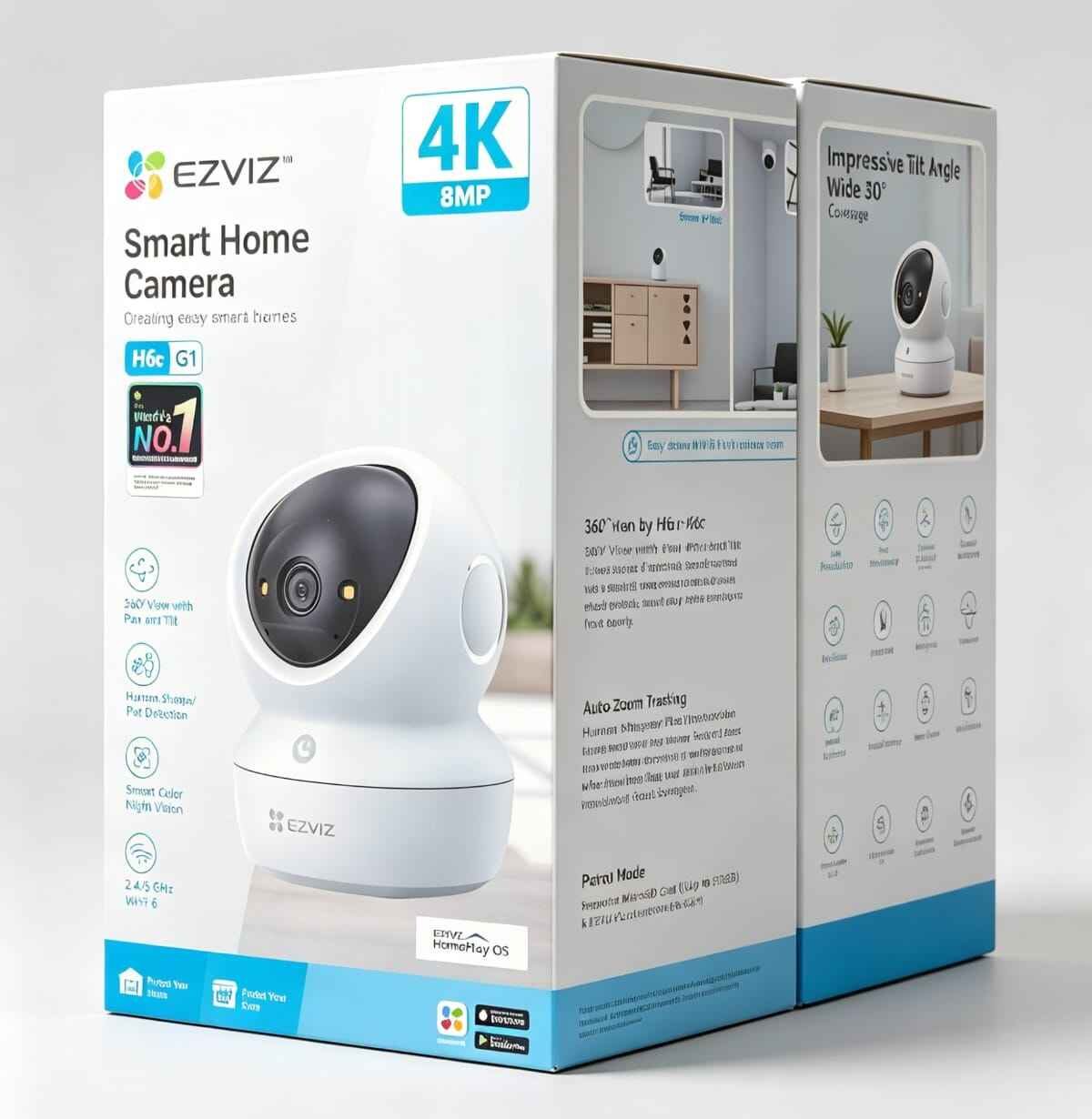 CAMARA EZVIZ CS-H6c (8WFL,4mm)-G1 8 MP