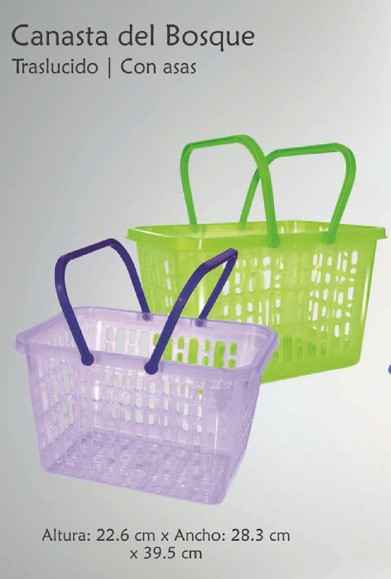CANASTA DEL BOSQUE CON ASA QPLAST