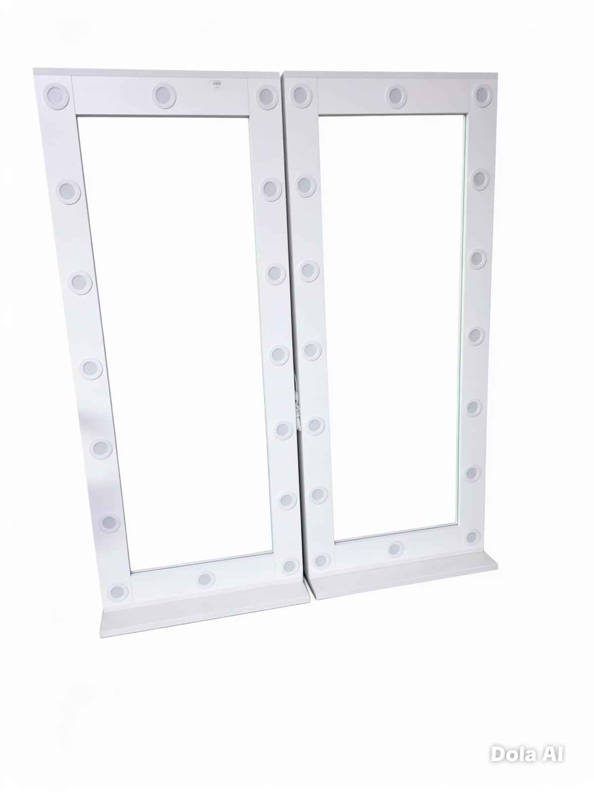 ESPEJO CON LUCES DE MELAMINE