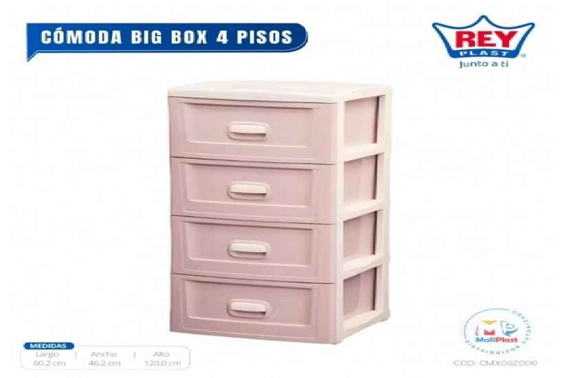 COMODA BIG BOX 4 PISOS REY